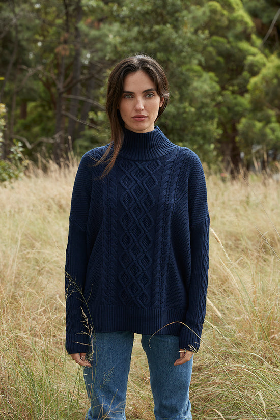 Augusta Wool Cable Sweater