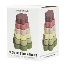 Load image into Gallery viewer, Silicone Flower Stackable Toy
