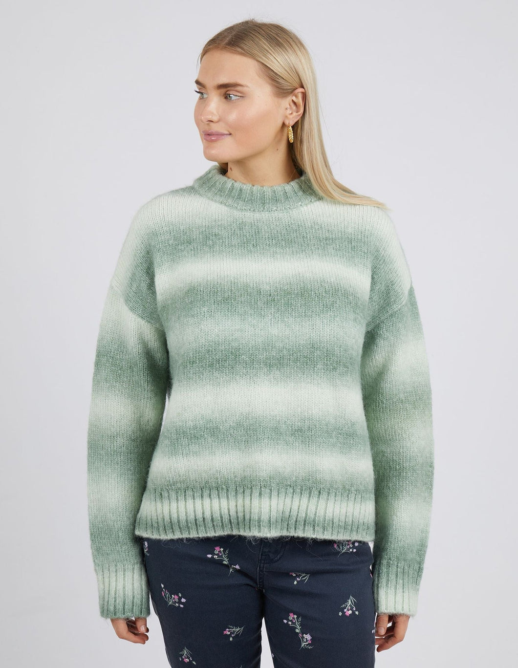 Briony Ombre Knit Green