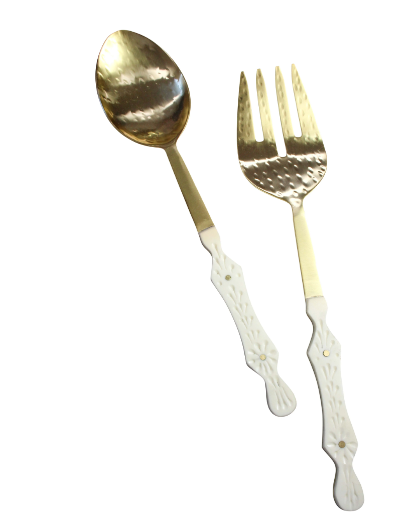 Sienna salad servers