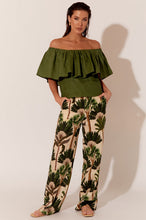 Load image into Gallery viewer, Bronte Linen Top Green
