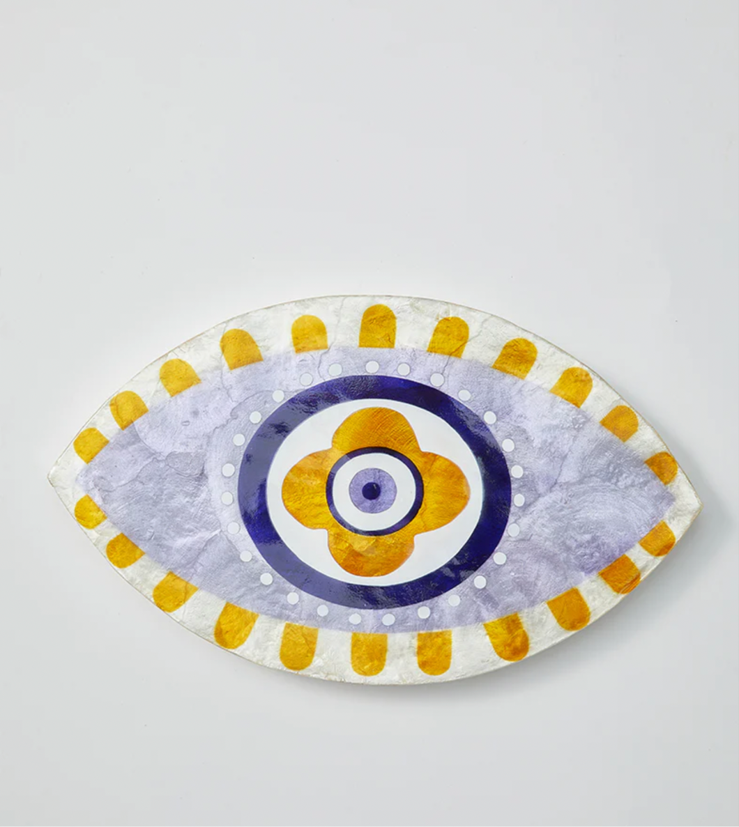 Iris Violet wall hanging