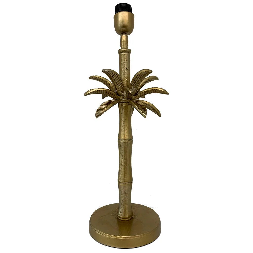 Palm tree lamp base