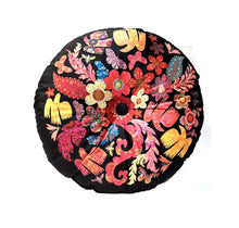 Load image into Gallery viewer, CUSHION BLACK FLORAL
