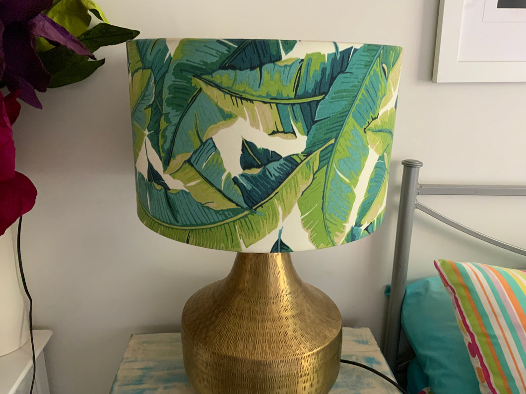 Tommy Bahamas palms linen lampshade 40cm