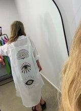 Load image into Gallery viewer, Third Eye Shirt Dress White
