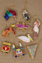 Load image into Gallery viewer, Australiana Sequin Christmas Decoration
