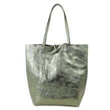 Load image into Gallery viewer, Maison Fanli Metallic Large Tote

