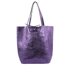 Load image into Gallery viewer, Maison Fanli Metallic Large Tote
