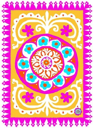 Anna Chandler Suzani Tea Towel