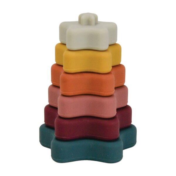Silicone Star Stackable Toy