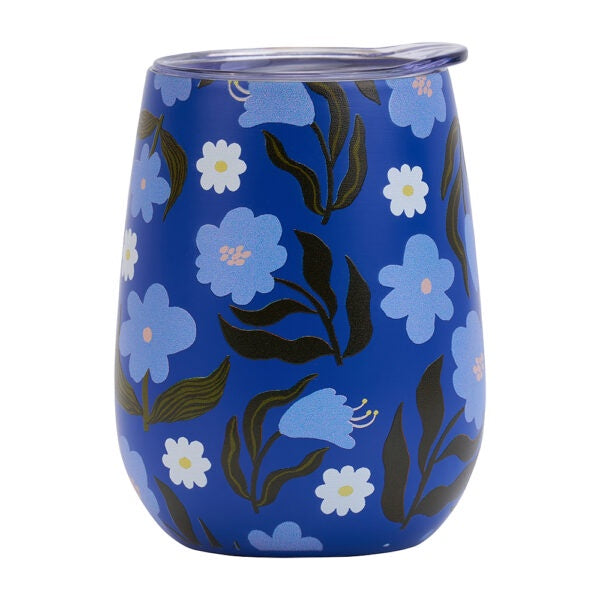 Wine Tumbler - Nocturnal Blooms