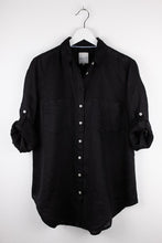 Load image into Gallery viewer, Black Linen Shirt
