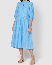 Load image into Gallery viewer, Paris Lace Cornflower Dress
