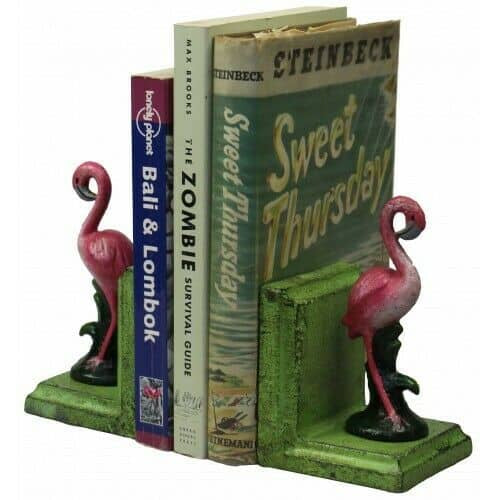 Flamingo Cast Iron Bookends