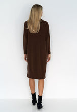 Load image into Gallery viewer, Myra Knit Dress - Chocolate
