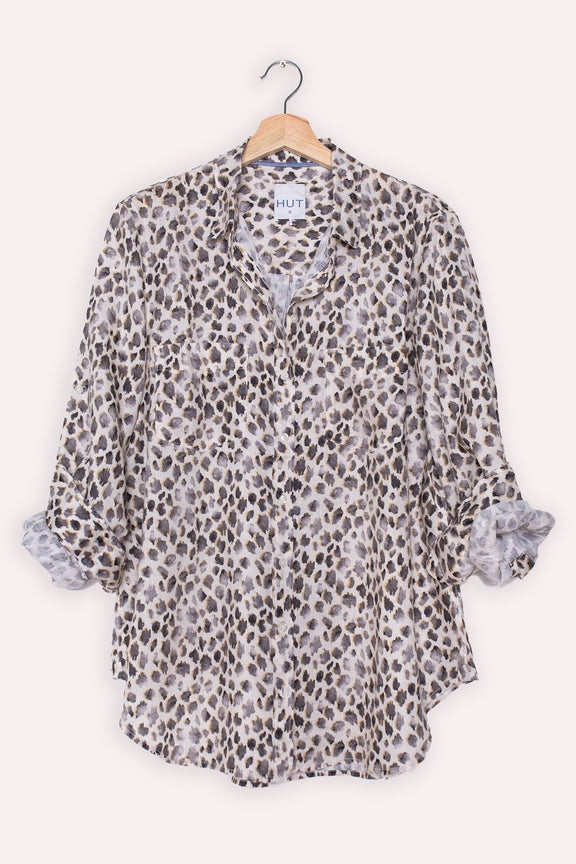 Leopard Linen Shirt