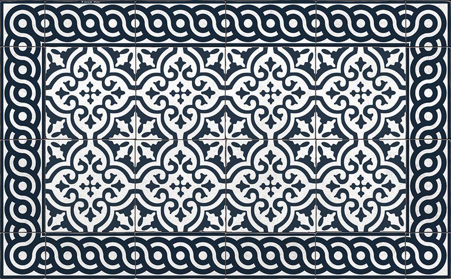 Mountain Indigo Vinyl Mat