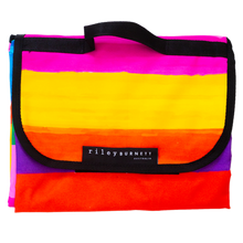 Load image into Gallery viewer, Carnival Stripe Small Picnic Rug - Riley Burnett
