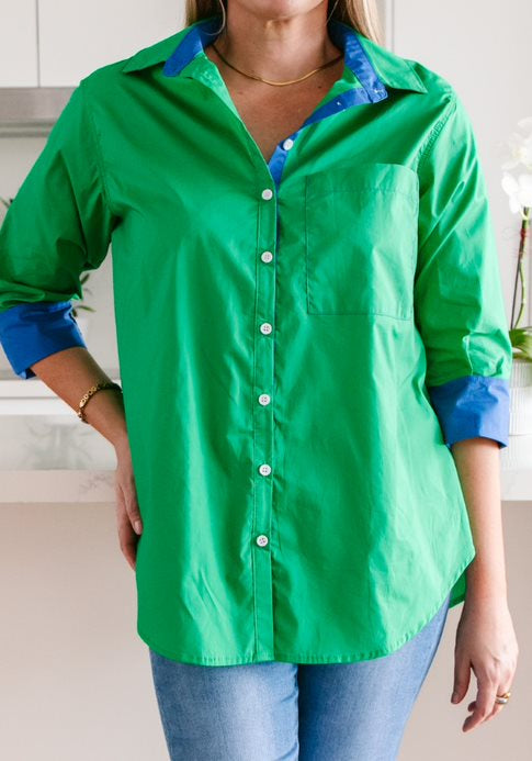 Claire Cotton Shirt - Green