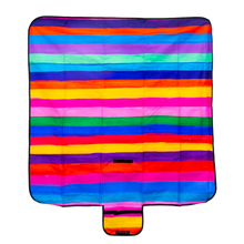 Load image into Gallery viewer, Carnival Stripe Small Picnic Rug - Riley Burnett
